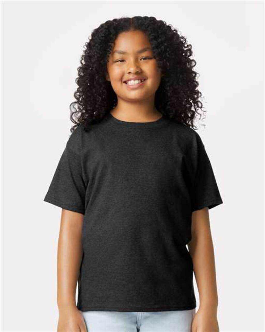 Gildan® Softstyle Youth CVC Crewneck Short Sleeve T-Shirt for School Uniforms, Sports & Custom Printing Kids Tee